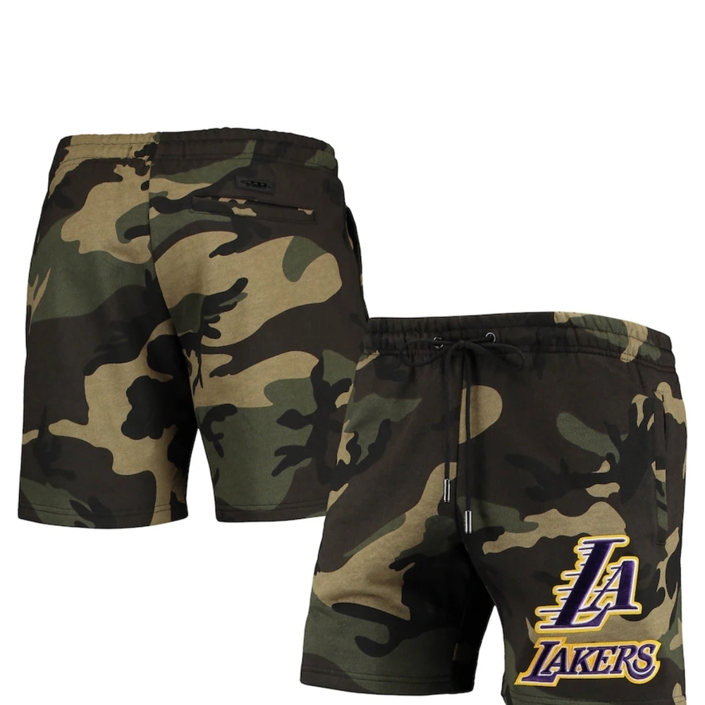 Camouflage LA Lakers Shorts